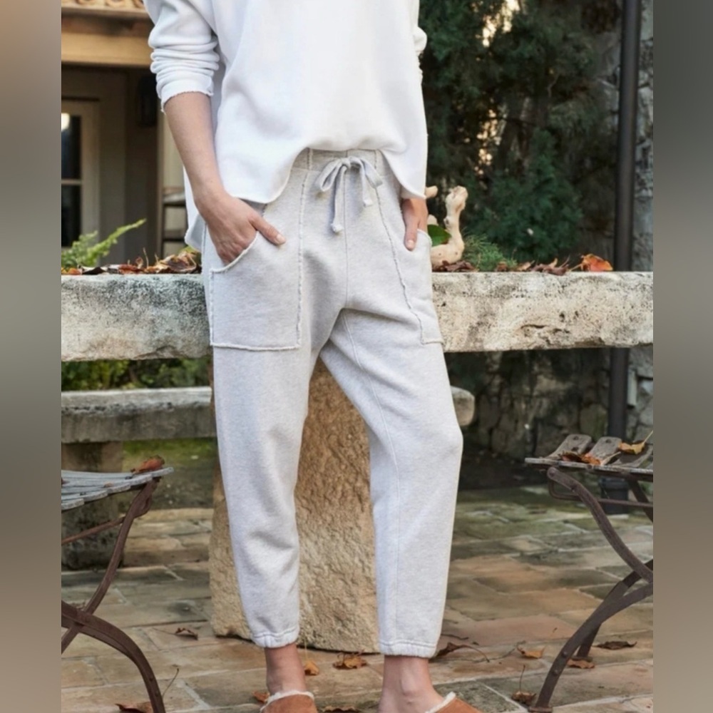 Frank & Eileen Eamon Jogger Sweatpant Size L * Gray Melange